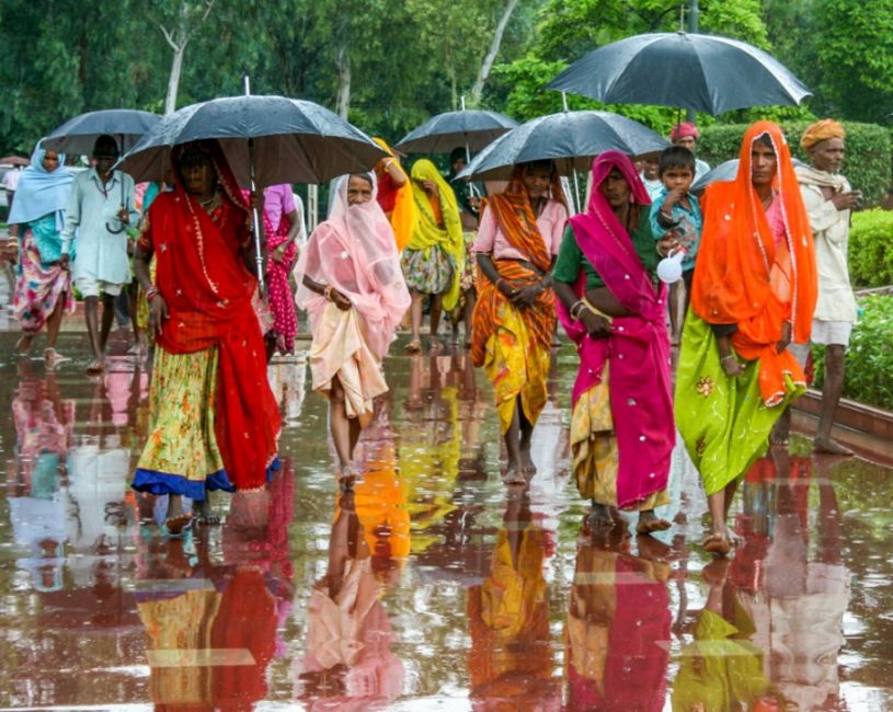 Pluja de colors a l'Índia