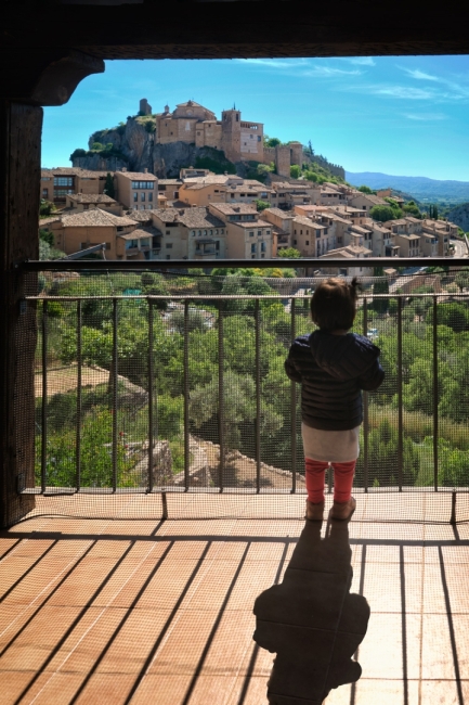 Bebe en Alquézar