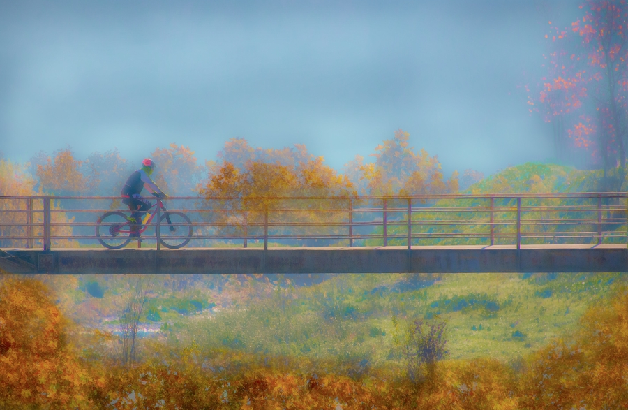 CICLISTA DE TARDOR