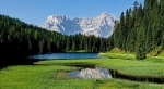 Un llac de les Dolomites